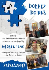 Schola dorosłych - zaproszenie